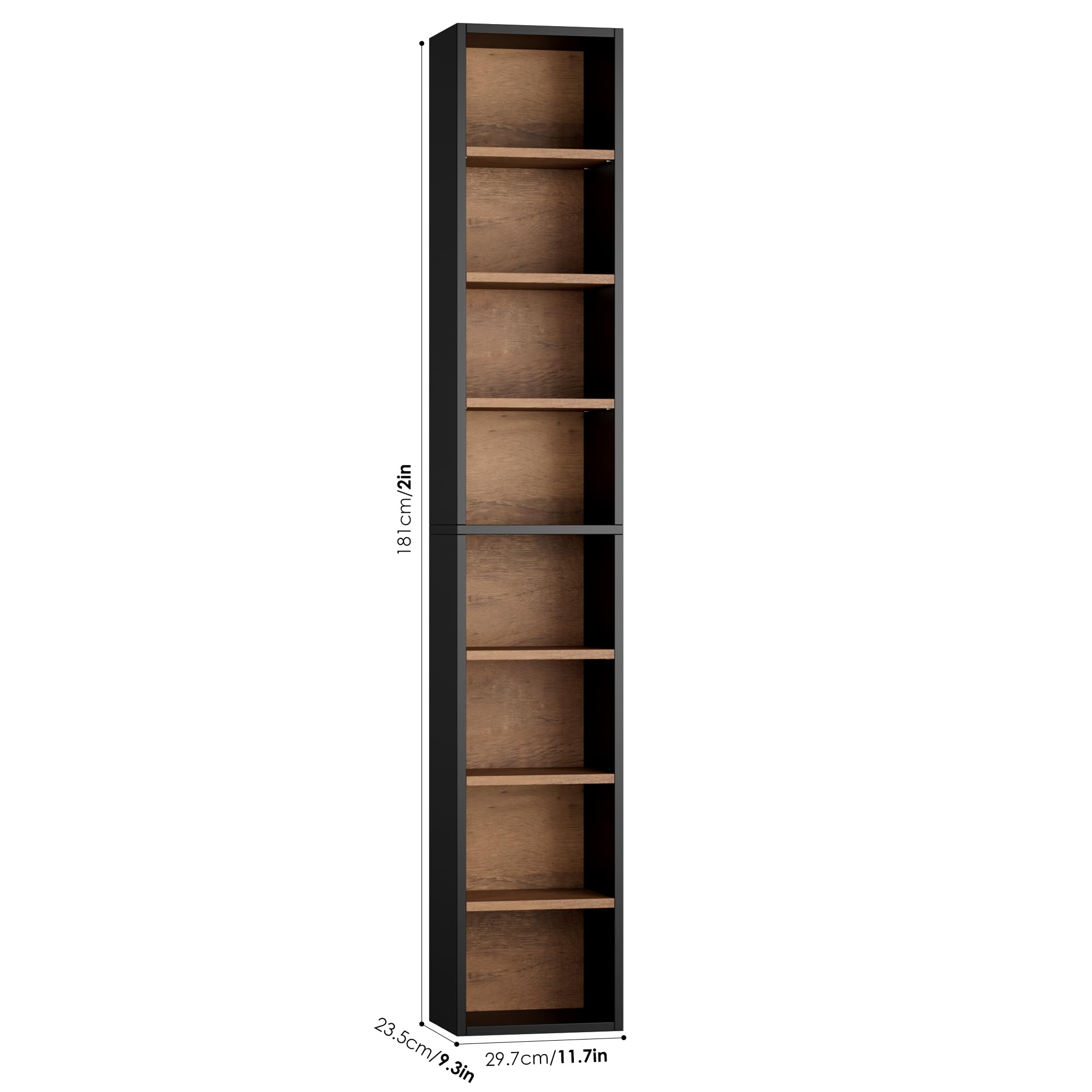 Amazon.com: FOTOSOK 8-Tier Media Tower Rack, 11.6 X 9.3 X 71